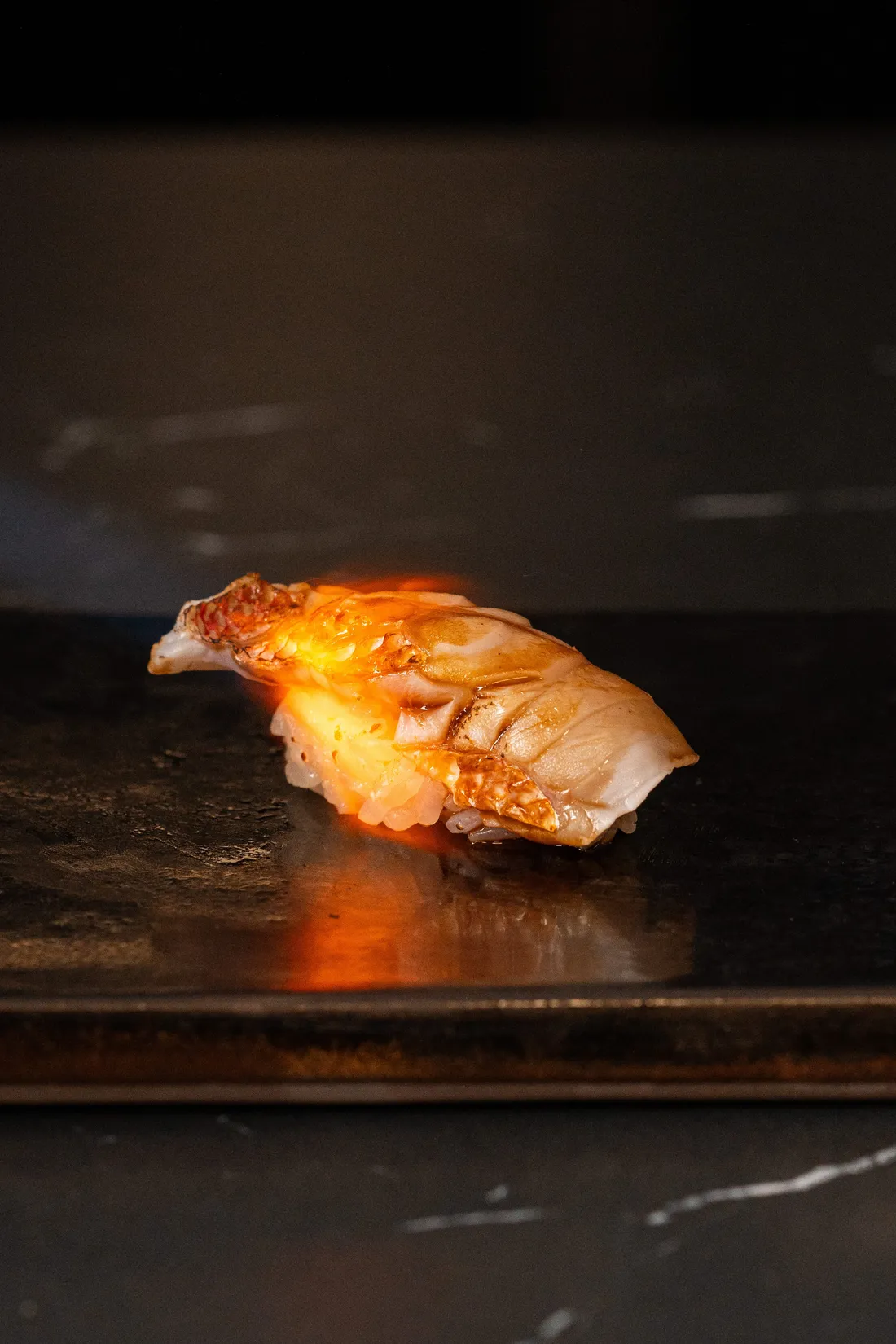Nigiri flameado